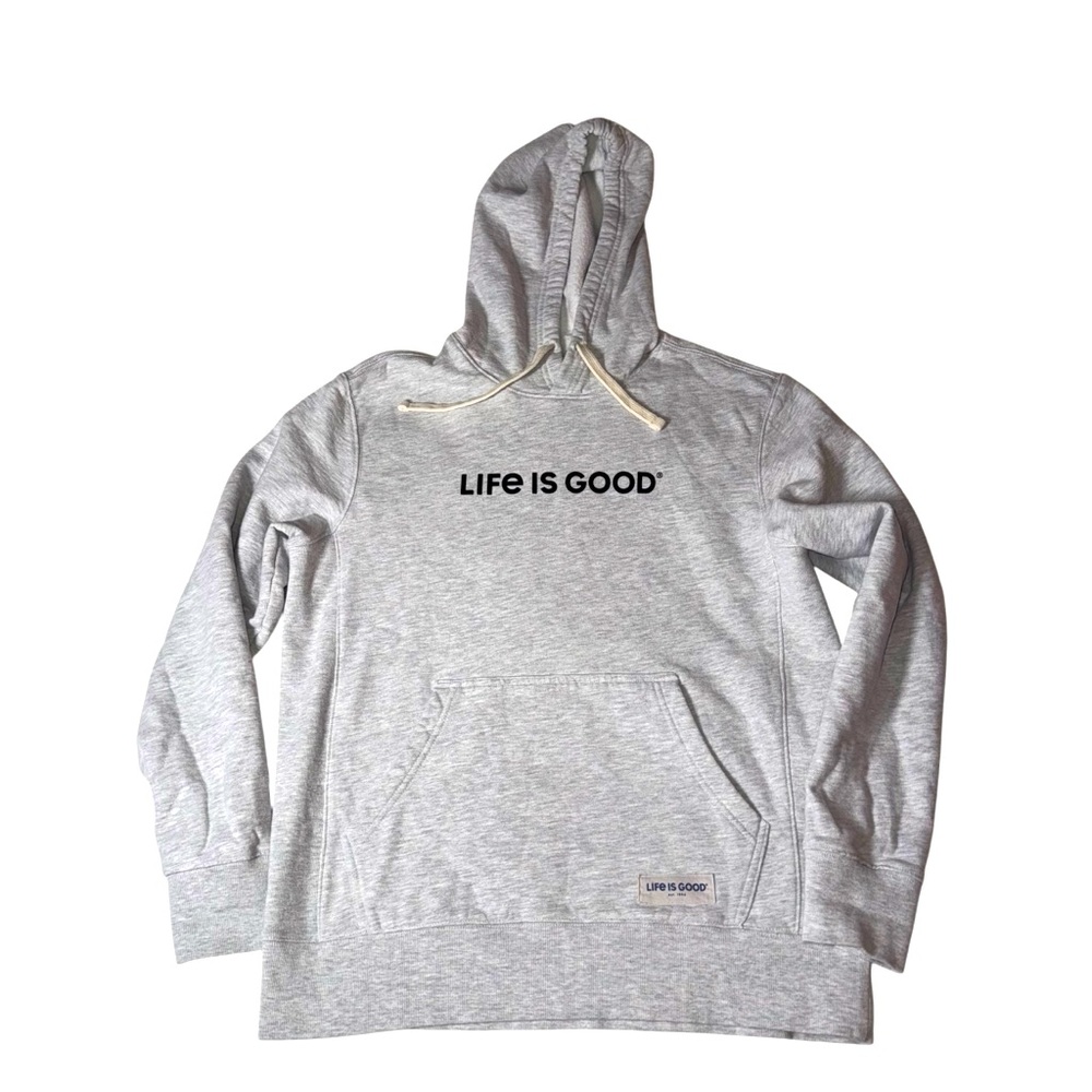 Life Is Good Gray Hoodie